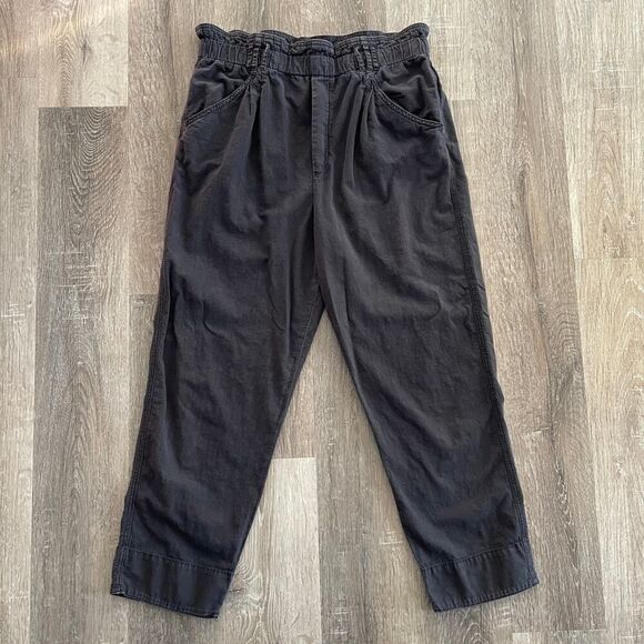 Anthropologie Malin Utility Pants Off Black - Size: Medium - Picture 9 of 13
